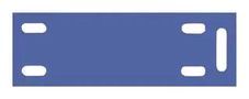 MARKER PLATE, 76.2MM X 12.7MM, BLUE M300X050ACT
