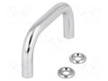 Holder; chromium plated steel; chromium plated; H: 35mm; GN 425 ELESA+GANTER GN425-8-55-CR
