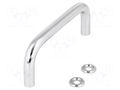 Holder; chromium plated steel; chromium plated; H: 43mm; GN 425 ELESA+GANTER GN425-10-100-CR