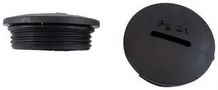 HOLE PLUG, M12X1.5, PA 6, 15MM, BLK,PK10 HPM12 BK080