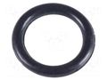 O-ring gasket; NBR caoutchouc; Thk: 1mm; Øint: 5mm; black FIX&FASTEN FIX-OR-5