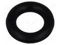 O-ring gasket; NBR caoutchouc; Thk: 1.78mm; Øint: 4.6mm; black FIX&FASTEN FIX-OR-4.6