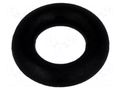 O-ring gasket; NBR caoutchouc; Thk: 1.78mm; Øint: 3.6mm; black FIX&FASTEN FIX-OR-3.6