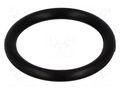 O-ring gasket; NBR caoutchouc; Thk: 3.5mm; Øint: 25.2mm; black FIX&FASTEN FIX-OR-25.2