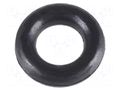 O-ring gasket; NBR caoutchouc; Thk: 1mm; Øint: 2mm; black FIX&FASTEN FIX-OR-2