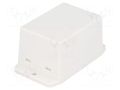 Enclosure: multipurpose; X: 50.4mm; Y: 70mm; Z: 42mm; ABS; white GAINTA NUB705042WH