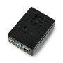 Pi-Blox case for Raspberry Pi 4B - black - Multicomp Pro MP001209 FAR-18852 5051259229563