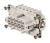 HEAVY DUTY INSERT, RCPT, 10+PE, 20-12AWG HDC HE 10 FC