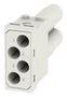 HEAVY DUTY MODULE, PLUG, 4POS, 16-10AWG HDC MHX 4P MC