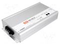 Power supply: switching; for building in,modular; 480W; 12VDC MEAN WELL HEP-600-12