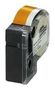 LABEL PRINTER TAPE, BLACK ON ORANGE, 8M 0803957