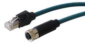 SENSOR CORD, 8P M12 RCPT-RJ45 PLUG, 1M PXPTPU12FBF08XRJ010PU