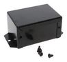 ENCLOSURE, UTILITY BOX, ALUMINIUM, BLACK 1411FBDBK.