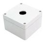 ENCLOSURE, PUSH BUTTON, PC, GREY 1554MPB1
