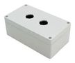 ENCLOSURE, PUSH BUTTON, PC, GREY 1554MPB2