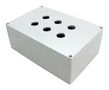 ENCLOSURE, PUSH BUTTON, PC, GREY 1554MPB6