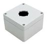 ENCLOSURE, PUSH BUTTON, PC, GREY 1554PB1