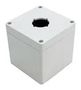 ENCLOSURE, PUSH BUTTON, PC, GREY 1554PB1A