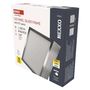 LED surface luminaire NEXXO, square, silver, 12.5W, with change CCT, EMOS ZM6233 8592920109090