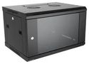 WALL CABINET, 9U, STEEL, BLACK RB-FW9