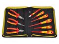 Kit: pliers and screwdrivers; 1kVAC; Red Line VDE; bag; 9pcs. C.K CK-5954