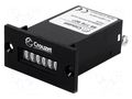 Counter: electromechanical; mechanical indicator; pulses; 999999 CROUZET CROUZET99776907
