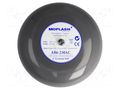 Signaller: sound; bell; 230VAC; 100dB; AB6; IP44; grey; Ø150x64mm MOFLASH SIGNALLING AB6-230AC