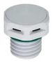 VENT, M12 SENSOR CONNECTOR, GREY VENT-PS1YGY-O8002
