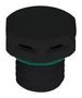 VENT, M12 SENSOR CONNECTOR, BLACK VENT-PS1NBK-O8002