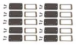 END PLATE, ALUMINIUM, ENCLOSURE AT180 BLACK 50M X 50MM