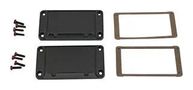 END PLATE, ALUMINIUM, ENCLOSURE AT180 BLACK 50M X 50MM