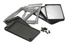 END PLATE, ALUMINIUM, ENCLOSURE AT180 BLACK 50M X 50MM