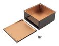 ENCLOSURE, EMI/RFI, ABS, BLACK 1591RUBK