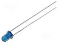 IR transmitter; 3mm; 940nm; blue,transparent; 100mW; 50°; THT KINGBRIGHT ELECTRONIC L-34F3BT