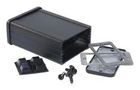 ENCLOSURE, EMI/RFI BOX, ALUM, BLACK 1457C801EBK