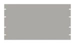 RACK PANEL, 19" ALUM, 6U, GREY PBPA19010GY2