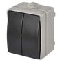 TWO-CIRCUIT SWITCH (WALL-MOUNTED) IP54, EMOS A1398.1 8592920030875