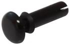 SNAP RIVET, NYLON 6, 2.7MM, BLACK, PK100 SR 2672B