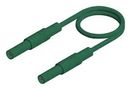 TEST LEAD, 4MM BANANA PLUG, GREEN, 1M 934074104