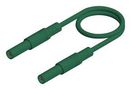 TEST LEAD, 4MM BANANA PLUG, GREEN, 500MM 934172104