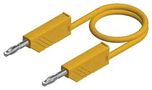 TEST LEAD, 4MM BANANA PLUG, YELLOW, 1.5M 934507103