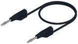 TEST LEAD, 2MM BANANA PLUG, BLACK, 100MM 938110100