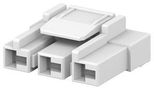 PLUG HOUSING, 3POS, PA 66 GF, NATURAL 1903414-2