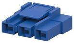 PLUG HOUSING, 3POS, PA 66 GF, BLUE 2-1903414-2