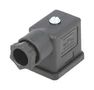 DIN VALVE CONN, R/A, 2P+GND, FORM A 121023-0229
