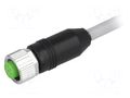 Cable: for sensors/automation; M12; PIN: 8; straight; 3m; plug; 2A MURRELEKTRONIK 7000-17041-2950300