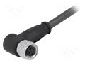 Connector: M8; female; PIN: 3; angled 90°; with lead; plug; 1.5m HARTING 21348300388015
