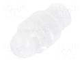 Fiber for LED; Ø2.8mm; L: 5mm; round; Front: convex; straight MENTOR MR-1265.1001