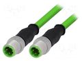 Cable: for sensors/automation; PIN: 4; plug; PVC; 5m HARTING 21349292405050