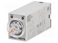 Timer; 0,1min÷10h; DPDT; 250VAC/5A; Usup: 200÷230VAC; H3YN; socket OMRON H3YN-21-200-230AC